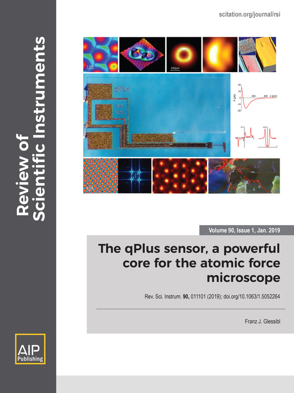 Cover Page of AIP Review of Scientific Instruments.